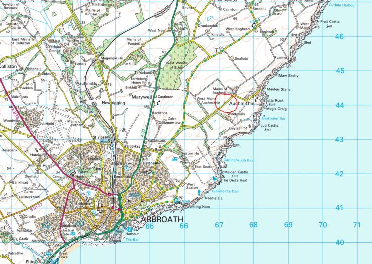 Cliff Walk Cottage Location