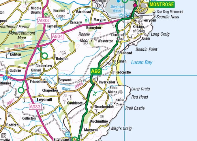 lunan bay map